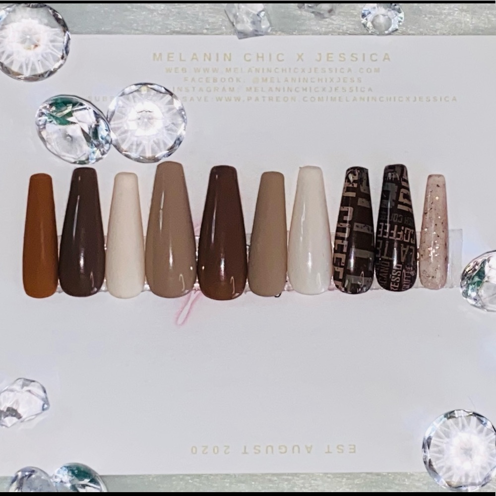 But First, Coffee||Press-on Nail Set